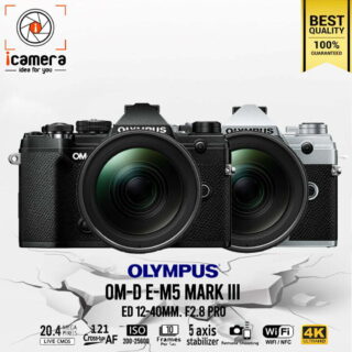 Olympus Camera OM D E M5 Mark III Kit ED 12 40 mm. F2.8 Pro