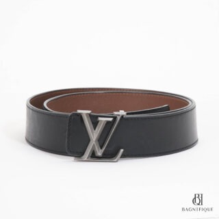 Lv Belt 110 BLack Monogram Eclipse Calf Rhw