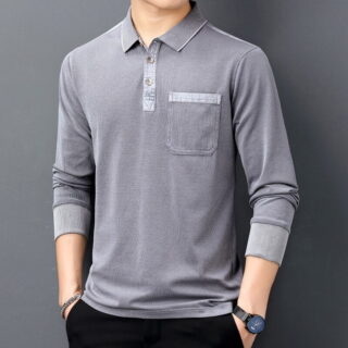 Men's Polo Long Sleeve Shirts