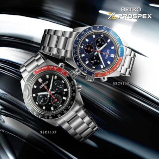 Seiko Prospex Speedtimer Solar Chronograph SSC913P SSC915P