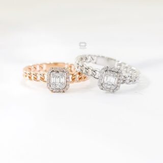 แหวนเพชรแท้บาเกต