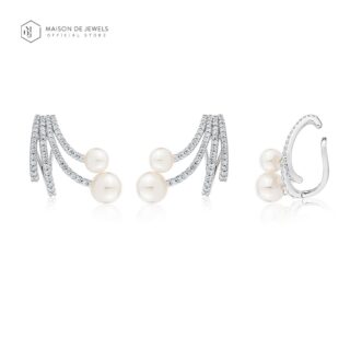 Maison de Jewels Clip On Rita MOP Earrings