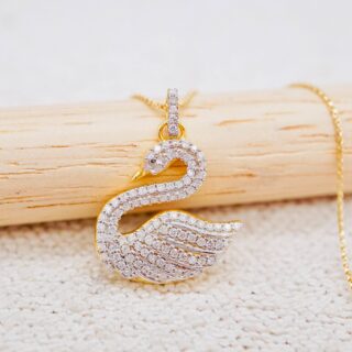 จี้เพชรทองคำแท้9K