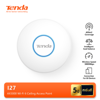 Tenda i27 long range network access point wireless dual band wifi 6 ax3000