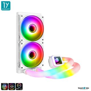 Tsunami cs 240 argb multi platform cpu liquid cooler tdp 250w