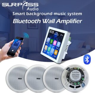 เครื่องขยายเสียงติดผนังบลูทูธ 2 ช่อง