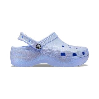 Crocs classic platform glitter clog