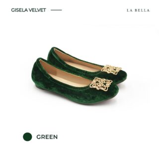 La bella gisela velvet green