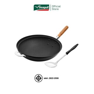 Seagull กระทะทรงวอค แบล็ค ดราก้อน 36 ซม