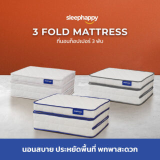 ที่นอน 3 พับ
