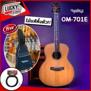 Guitar acoutic electric om 701e