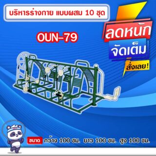 🟠OUN-79 👀 อุปกรณ์บริหารร่างกายแบบผสม 10 ชุด ขนาด 100x100x100cm.🟠 🔹Fofansendai🔹ทำสีสวย 🌈สั่งทำ 7-15 วัน🚚